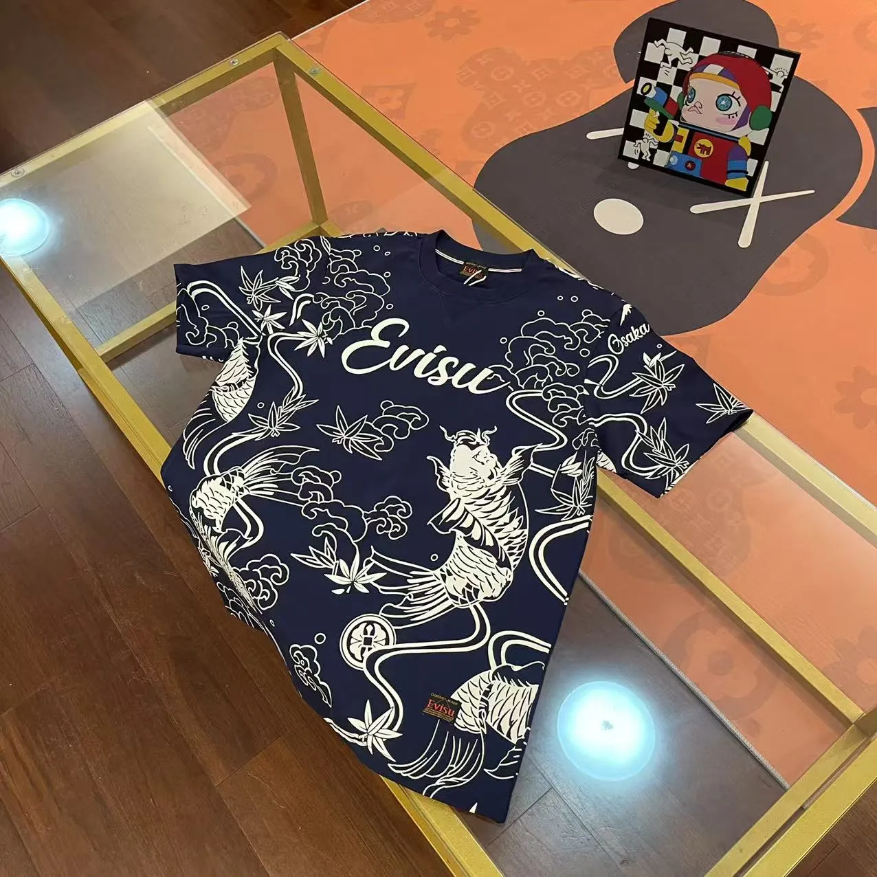 ， EVISU 2025New Arrival Size：S-XXL S 44 96 68 100-120 M 46 102 70 120-140 L 48 108 72 140-160 XL 50 116 74 160-180 XXL 52 122 76 180